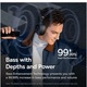 Casti Over the Ear Baseus Bass 30 Max, True Wireless, Bluetooth 5.3, Passive Noise Cancelling, Microfon, Autonomie 50 ore, Negru