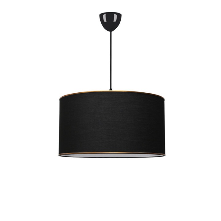 Lustra Model PWL-1091, Negru, 38x70 cm