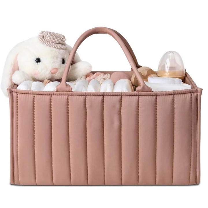 Органайзер за бебешки пелени 15х10х7 инча с дръжки