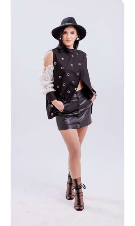 Trendi Zimmo blúz, pamut/elasztán, One Size