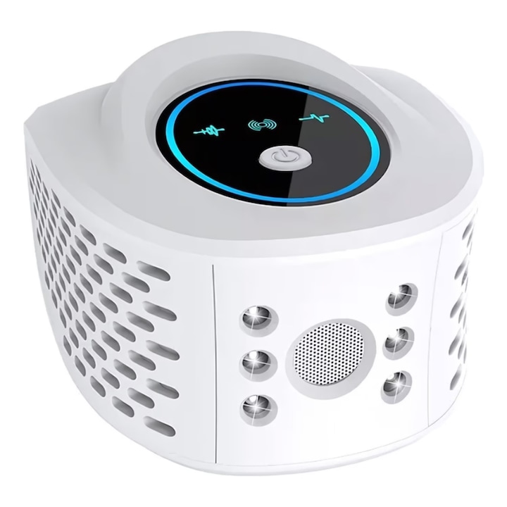 Dispozitiv Profesional pentru Alungarea Soarecilor/Sobolanilor si Insectelor- Tehnologie Tripla: Ultrasunete, Unde Electromagnetice si Unde Dinamice, Lumina Stroboscopica - Fara Utilizarea Substantelor Toxice, Sigur pentru Copii si Animale de Companie