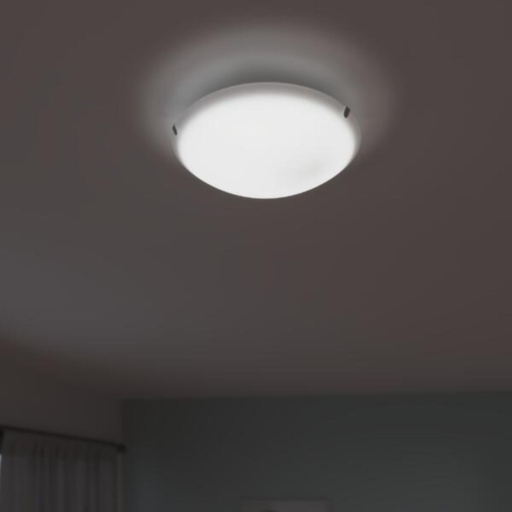 Plafoniera Pluton, 1 x E27, 42 W, sticla, D 25 cm