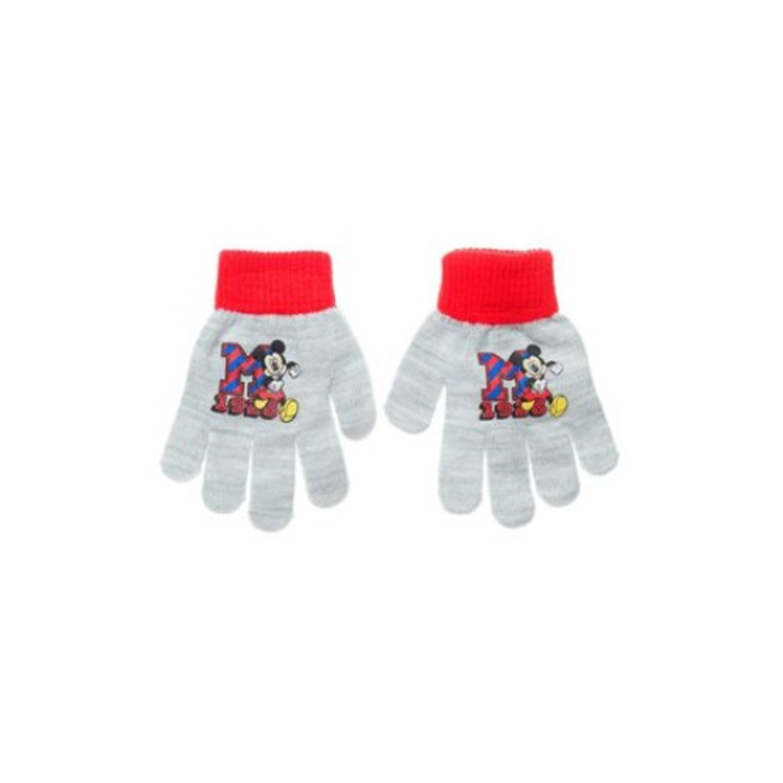 Manusi textil Mickey Mouse 1928 27757, Gri, Unica