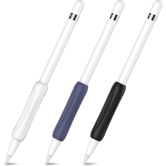 Set 3 Grips Gelle pentru Apple Pencil, husa silicon ergonomica Set 3 Grips Gelle pentru Apple Pencil, husa silicon ergonomica