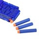 Clip pentru 20 de sageti, longziming, ABS, design transparent, albastru