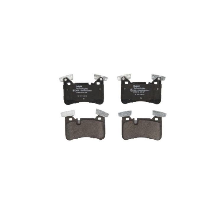 fékbetét készlet, tárcsafék DELPHI LP3516