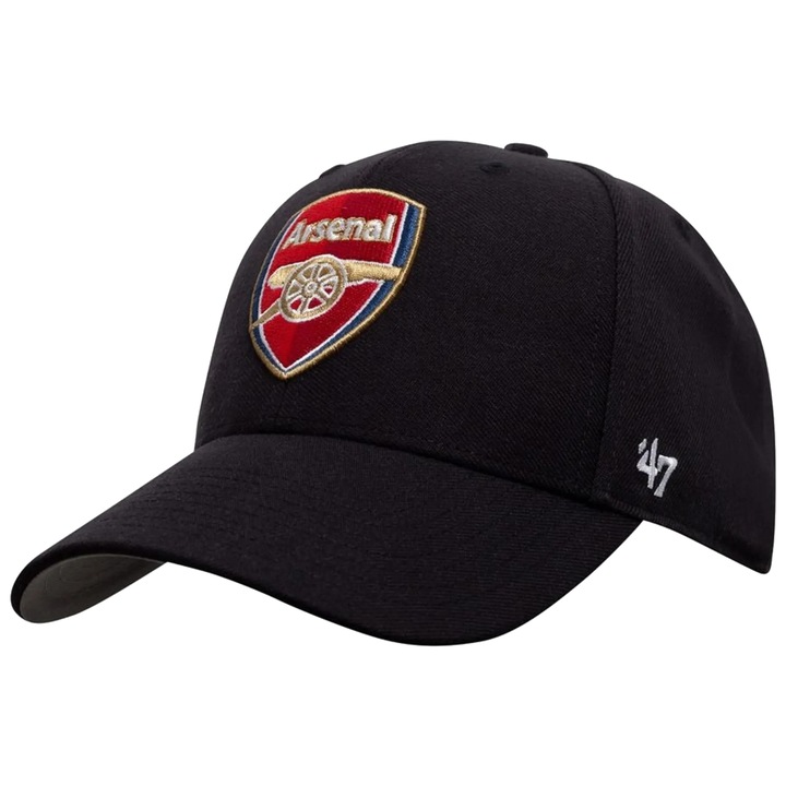 Sapca baseball pentru barbati, 47 Brand Arsenal FC MVP Cap 19830498, Negru, 55-61 CM