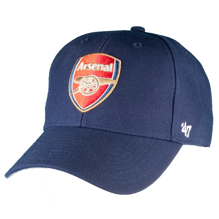 Sapca baseball pentru barbati, 47 Brand Arsenal FC MVP Cap 19830498, Albastru marin, 55-61 CM