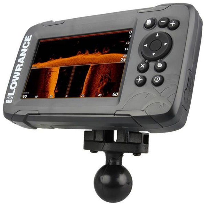 Адаптер за топка за монтаж на RAM за Lowrance Hook & Reveal, издръжлив композит, 1,5