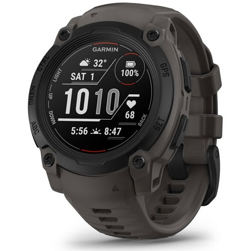 Smartwatch Garmin Instinct E, 40 mm, Negru, curea Charcoal