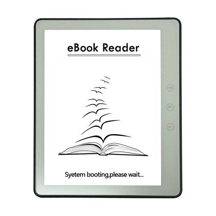 Четец на електронни книги, 1GB+16GB, сензорен екран, 198PPI, 1300mAh, 6 инча, Type-C, многоезичен, слушайте и учете, сиво и черно
