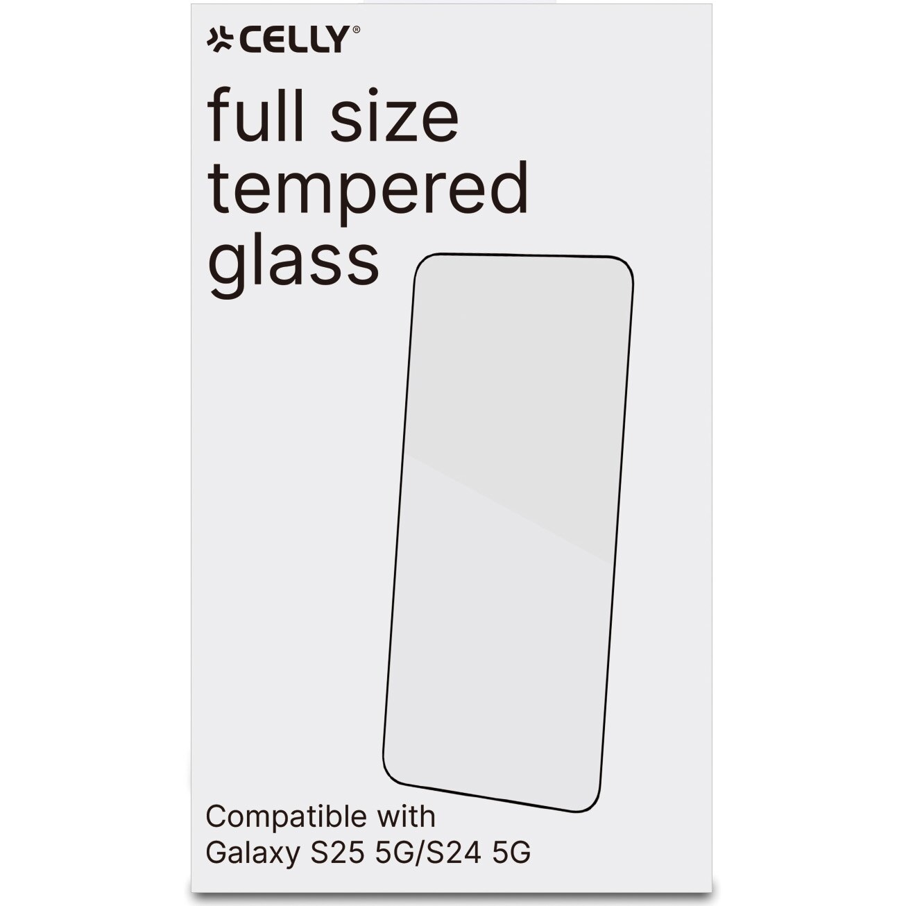 Folie de protectie Celly din sticla pentru Samsung Galay S25 5G