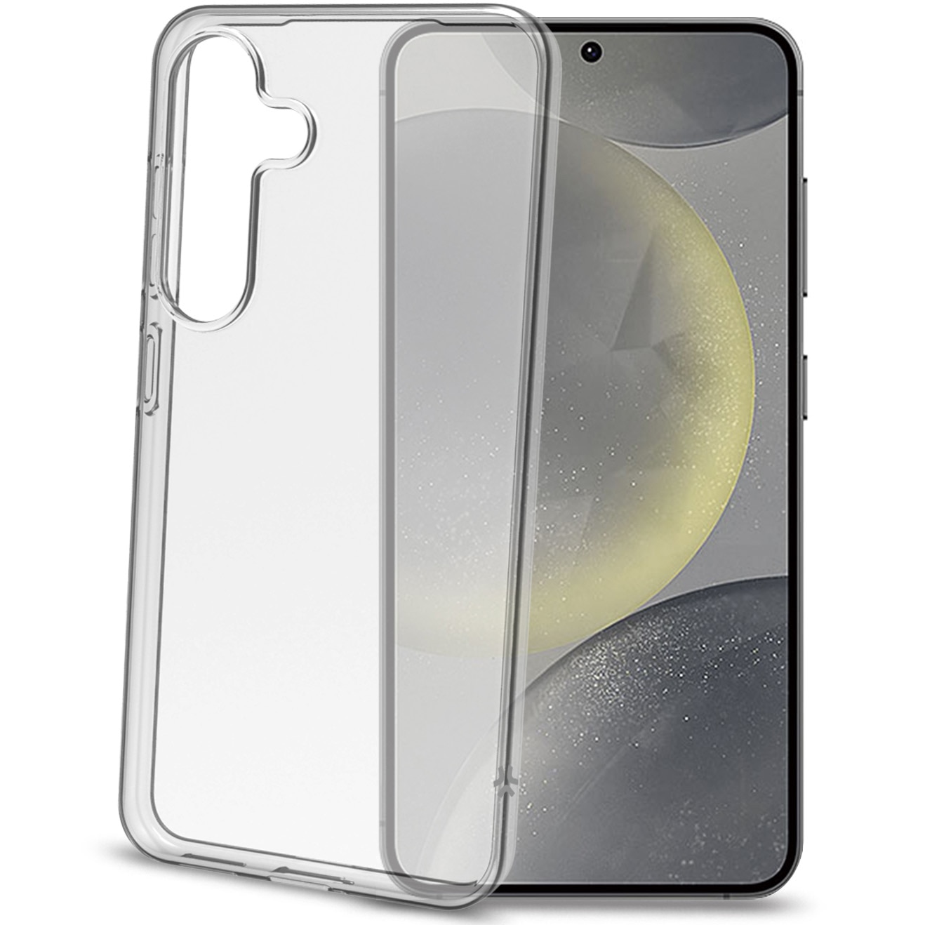 Husa de protectie Celly, Carcasa Silicon pentru Transparenta Samsung Galaxy S25 5G