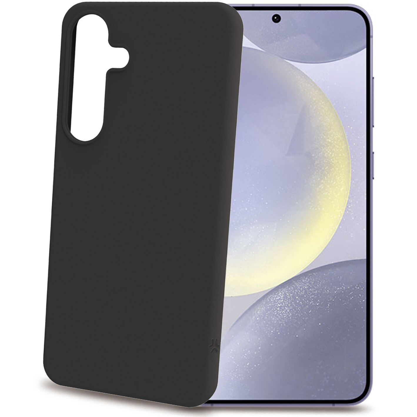 Husa de protectie Celly, Carcasa Silicon pentru Samsung Galaxy S25+, Negru