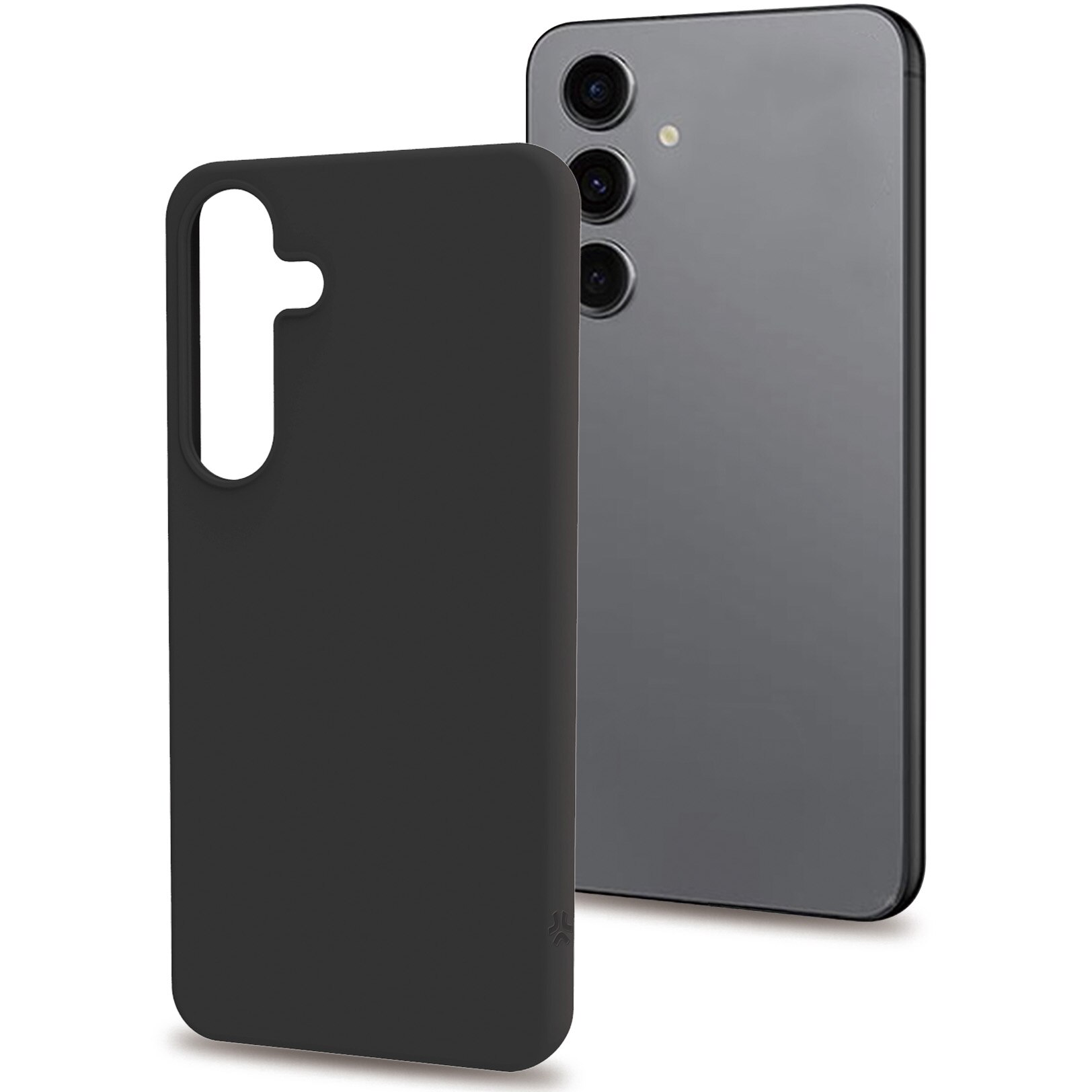 Husa de protectie Celly, Carcasa Silicon pentru Samsung Galaxy S25+, Negru