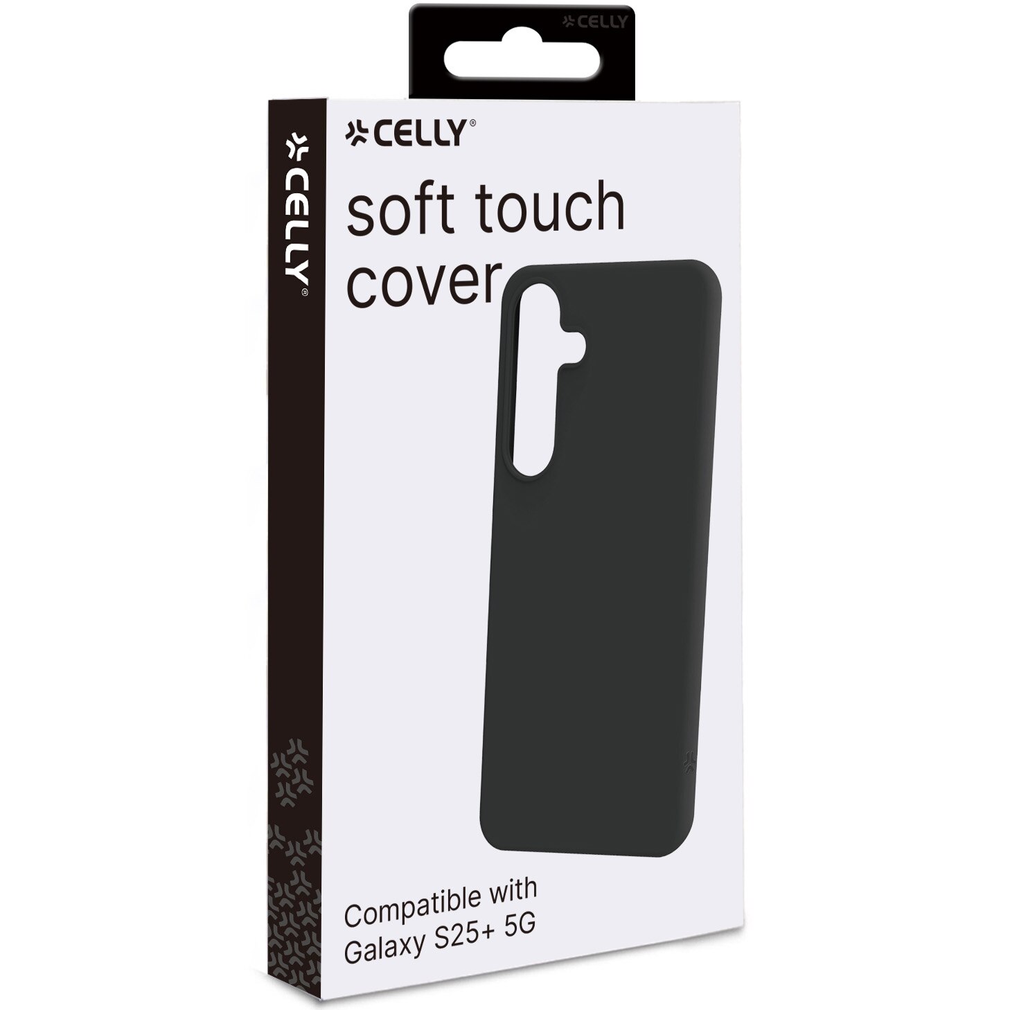 Husa de protectie Celly, Carcasa Silicon pentru Samsung Galaxy S25+, Negru