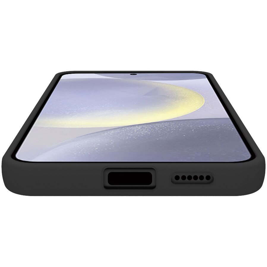 Husa de protectie Celly, Carcasa Silicon pentru Samsung Galaxy S25+, Negru