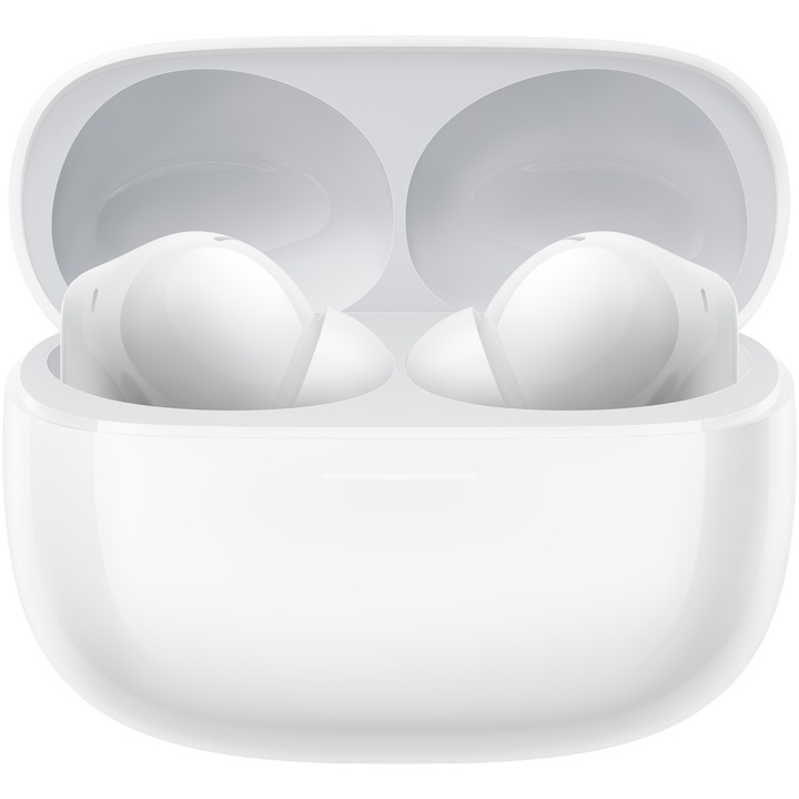 Слушалки In-Ear Redmi Buds 6 Pro, Wireless, Bluetooth 5.3, Hi-Res Audio Wireless, ANC, Автономия 36 часа IP54, Glacier White