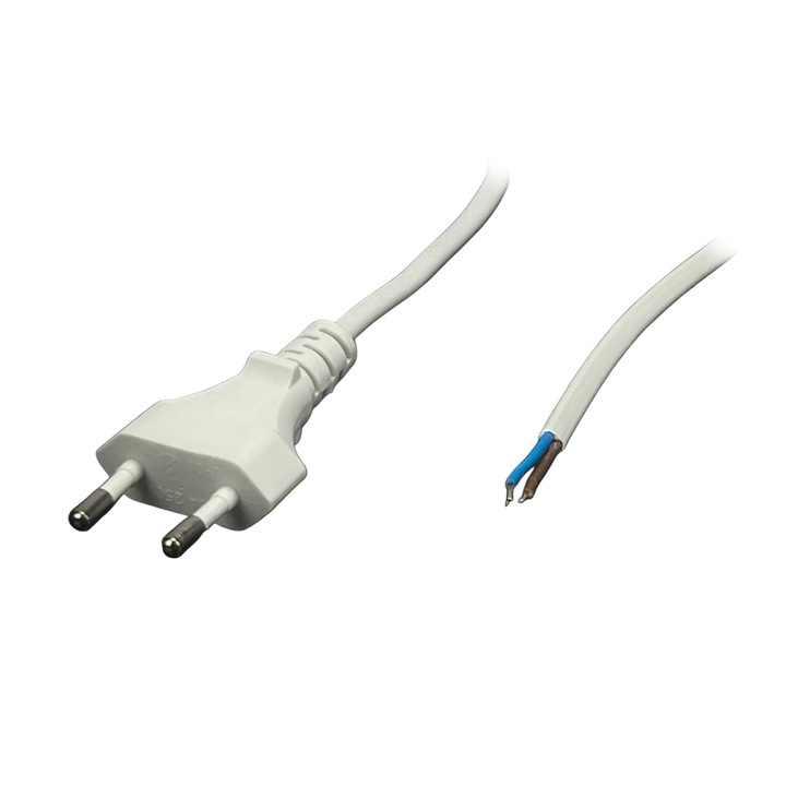 Cablu AC, POS, 2.5A, alb