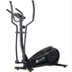 Bicicleta magnetica eliptica FitTronic® Atletic 1000E, design robust, greutate suportata 120 kg, volanta 14 kg, afisaj electronic, bluetooth apps kinomap/fitshow, functii multiple, pas reglabil