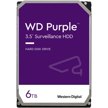 HDD WD Purple, 6TB, 5400rpm, 64 MB Cache, SATA III HDD WD Purple, 6TB, 5400rpm, 64 MB Cache, SATA III