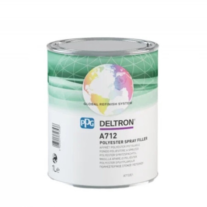 Spray poliester filler A712/E1, cutie 1, 0 ltr