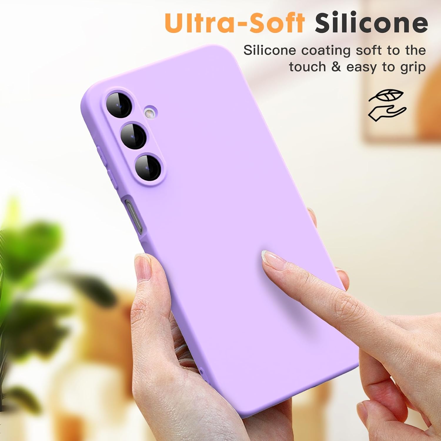 Husa Soft Touch, slim, ALC Mobile, anti soc, compatibila cu Samsung Galaxy A16, Lila Tpu
