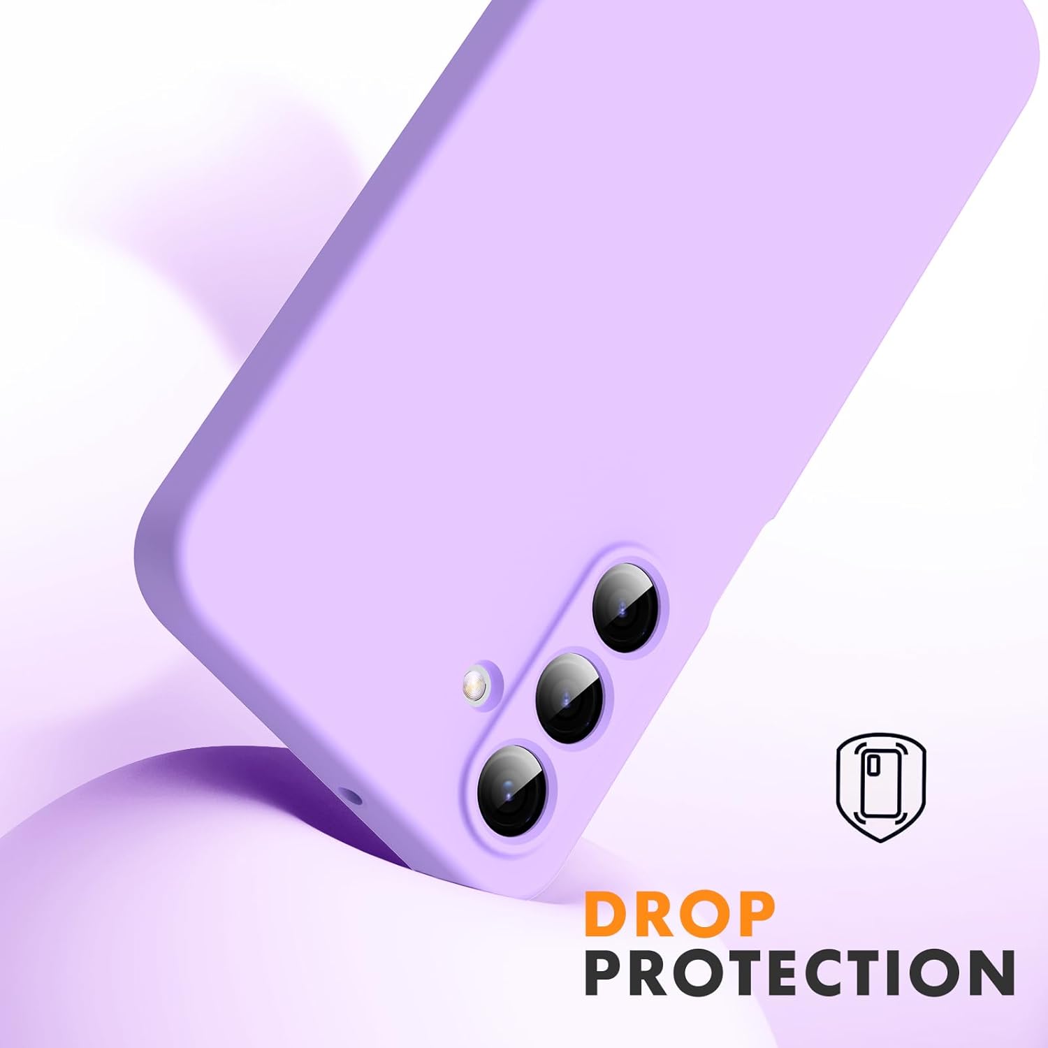 Husa Soft Touch, slim, ALC Mobile, anti soc, compatibila cu Samsung Galaxy A16, Lila Tpu