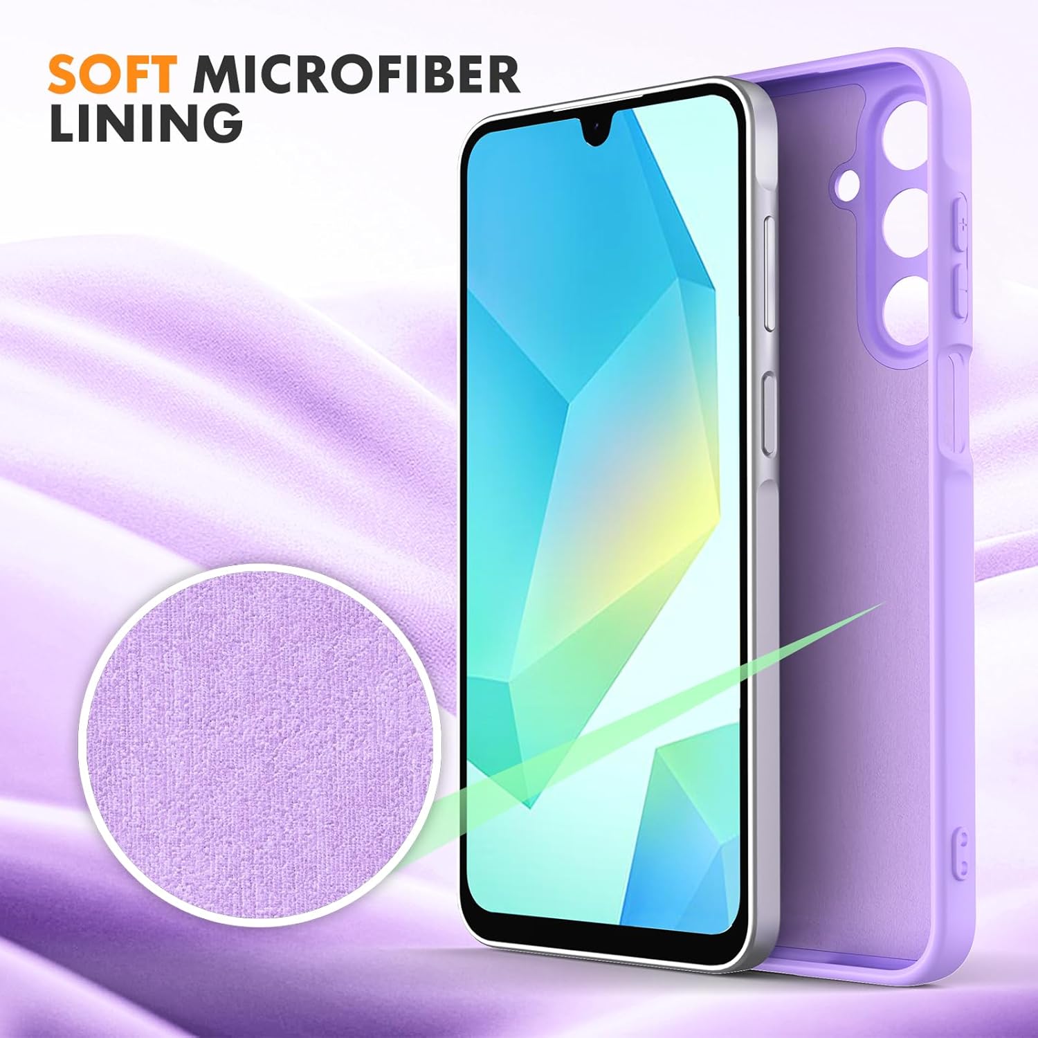 Husa Soft Touch, slim, ALC Mobile, anti soc, compatibila cu Samsung Galaxy A16, Lila Tpu