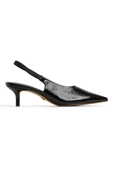 Aldo, Pantofi de piele slingback cu toc kitten Oceweth, Negru