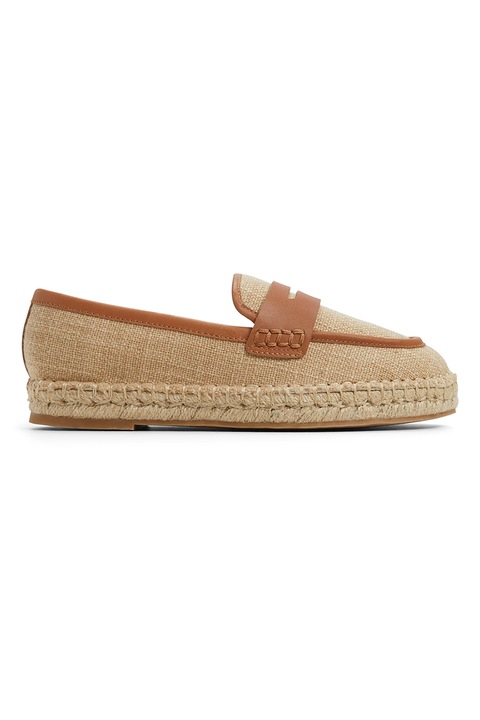 Aldo, Еспадрили Summercrush с подплата от еко кожа, Кафяв/Бежов
