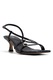 Aldo, Sandale slingback cu toc kitten Harlie, Negru