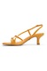 Aldo, Sandale slingback cu toc kitten Harlie, Portocaliu, 9
