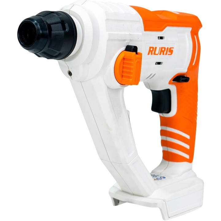 Ciocan rotopercutor pe acumulator RURIS RMX1210, 20 V, 900 RPM, 25 mm diametru maxim gaurire, 5100 BPM, 1.5J, fara acumulator/incarcator