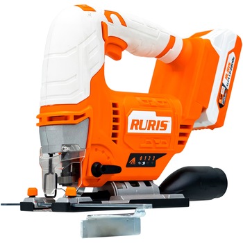 Fierastrau pendular pe acumulator RURIS RMX3260, 20 V, 3800 RPM, 26 mm lungime cursa, 4 trepte pendulare, 5 viteze, acumulator, incarcator