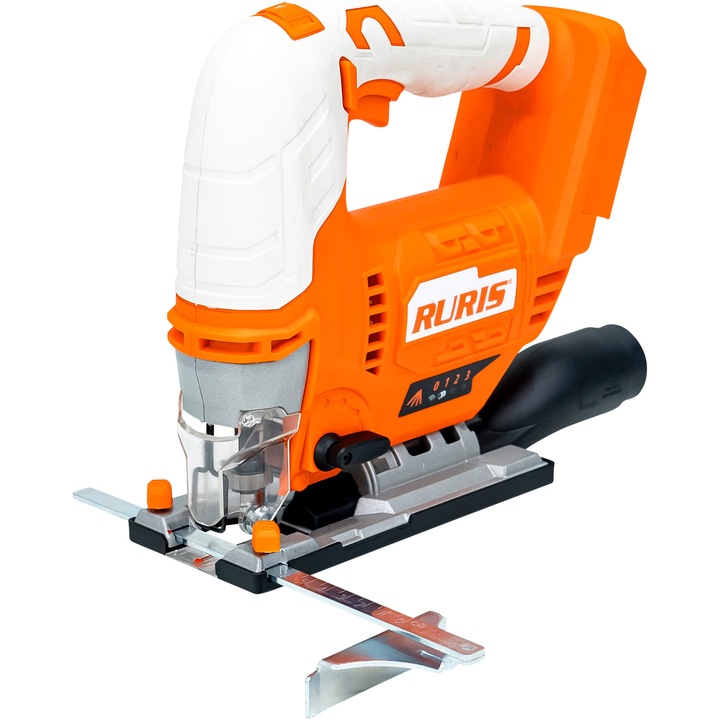 Fierastrau pendular pe acumulator RURIS RMX3260, 20 V, 3800 RPM, 26 mm lungime cursa, 4 trepte pendulare, 5 viteze, fara acumulator si incarcator