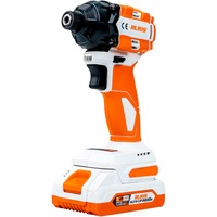 Masina de insurubat cu impact pe acumulator RURIS RMX2300, 20 V, 230 Nm, 4500 BPM, 3300 RPM, Hexagon 1/4" (6,35 mm) sistem prindere, acumulator, incarcator