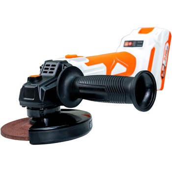 Polizor unghiular pe acumulator RURIS RMX4125, 20 V, 8500 RPM, 125 mm diametru disc, 2 trepte viteza, acumulator, incarcator