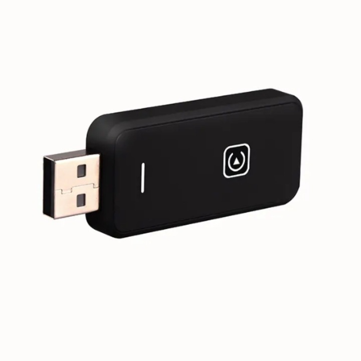 Adaptor Wireless CarPlay, Navigatie GPS Fara Fir, Muzica, Apeluri, Mesaje - Instalare Usoara, Conectivitate Stabila, Bluetooth 5.0 si WiFi 5.8GHz, Compatibil cu iPhone, Android si Sisteme Auto cu CarPlay Cablat, Calitate Premium