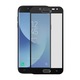 Folie din sticla temperata full size OkMore pentru Galaxy J7 2017, negru