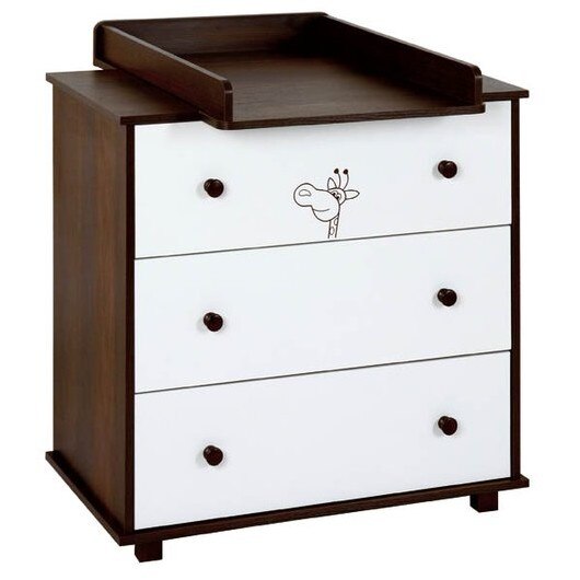 Comoda pentru infasat Safari Giraffe venghe, Klups Maro