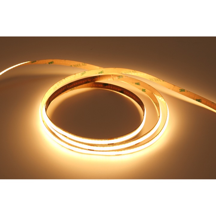 LED лента COB 5W, 3000K, 24V, 50м