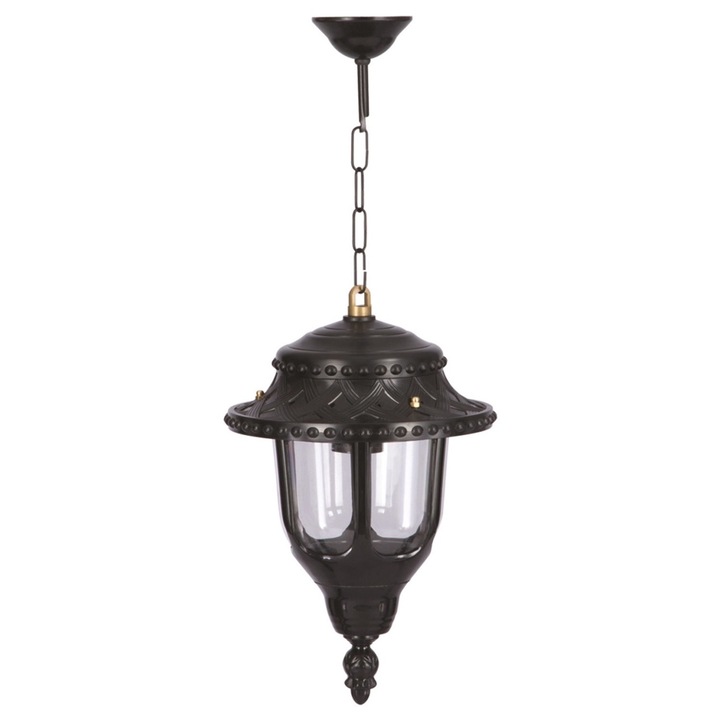 Lustra Model 68180, Negru, 50x25 cm