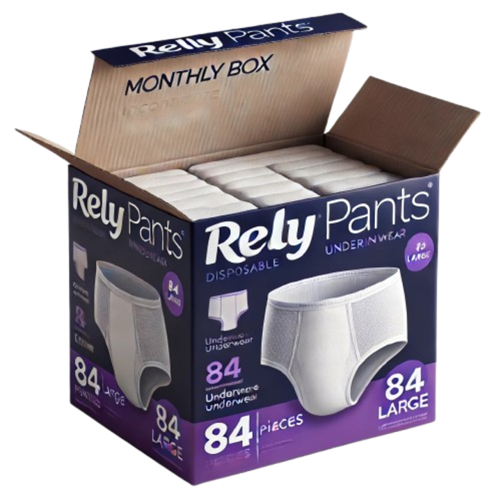 Chiloti pentru incontinenta adulti, Rely Pants Super, marime L, 84 bucati
