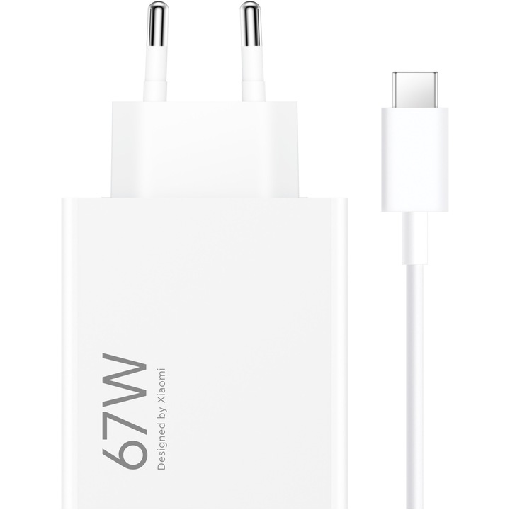 Мрежово зарядно устройство Xiaomi 67W HyperCharge Combo (Type-A) EU