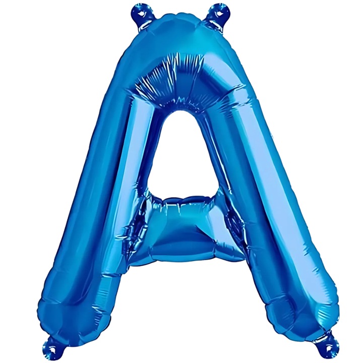 Фолиев балон SDEPOT®, син, във формата на буква А, 40 см