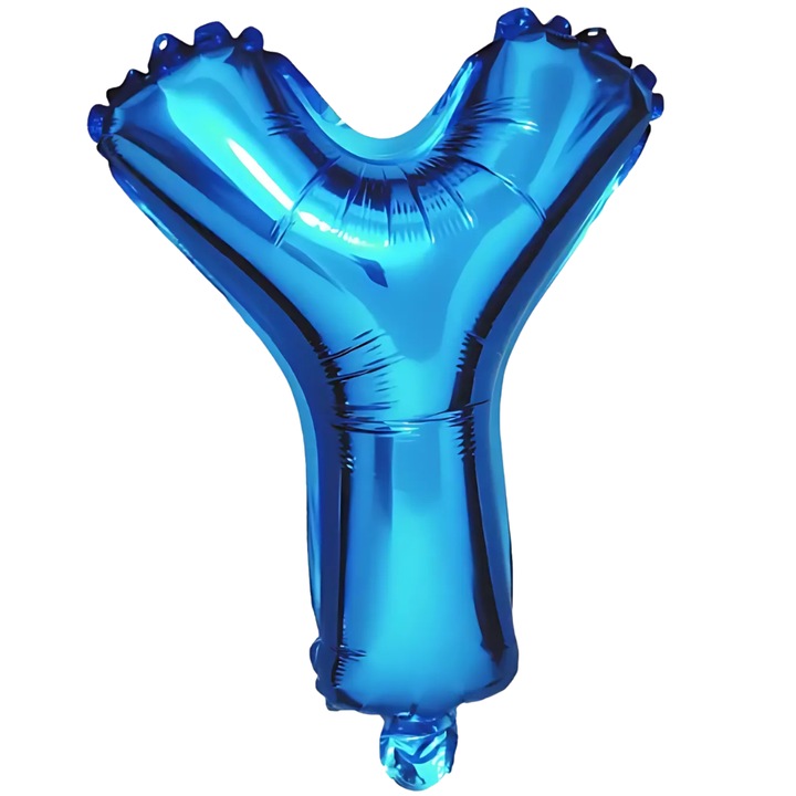Фолиев балон SDEPOT®, син, във формата на буквата Y, 40 см