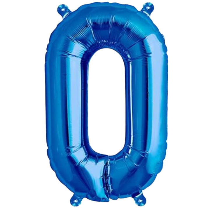 Фолиев балон SDEPOT®, син, във формата на буквата O, 40 см