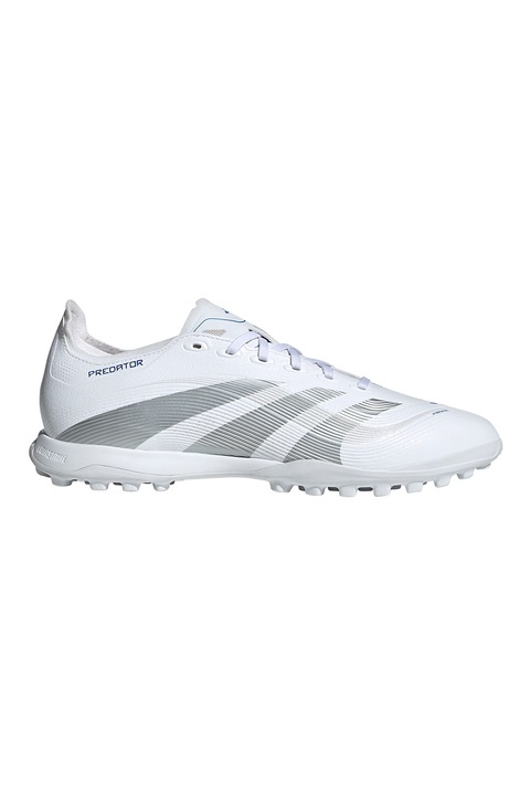 adidas Performance, Pantofi pentru fotbal Predator League, Alb/Argintiu