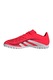 adidas Performance, Pantofi pentru fotbal Predator Club TF, Alb, Rosu vermillion, 9